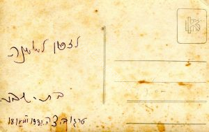 "לזיכרון לשושנה, בת שבע, טרגוביצה, 18 באוגוסט 1931". 
טרוגוביצה היא טרוביץ, עיירה בנפת דובנה, כ 30 ק"מ צפונית מזרחית לברסטצ'קה, וכמוהה גם היא על הנהר סטיר.