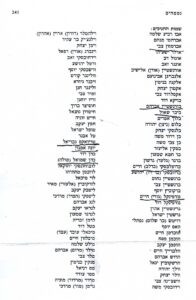 דף שני מהנספח ובו שמות משתתפי הקורס.