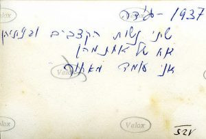 "הקצבים" אינם אלא סוחרי הבקר והבשר... 


הגיסים יוסף ברזניצקי ושלמה פינקלשטיין. לאחר ארועי ספט-אוק 36 ושריפת המאפיה שלהם, עזבו פנינה וצבי את ג'דה. לקראת סוף המאורעות בפבר-מרץ 39, עזבו גם המש' הנותרות ובהן סבא וסבתא, צבי והדסה קסוינר, וילדיהם מרדכי ויעקב.