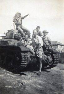 טנק קל R35 תוצרת "רנו", שלל כיבוש הכפר יהודייה, 10 ביולי 1948.